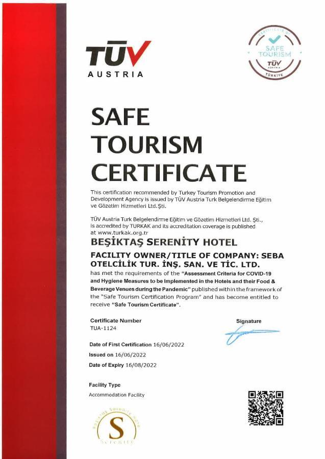Besiktas Serenity Hotel اسطنبول المظهر الخارجي الصورة